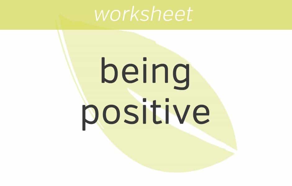Being Positive