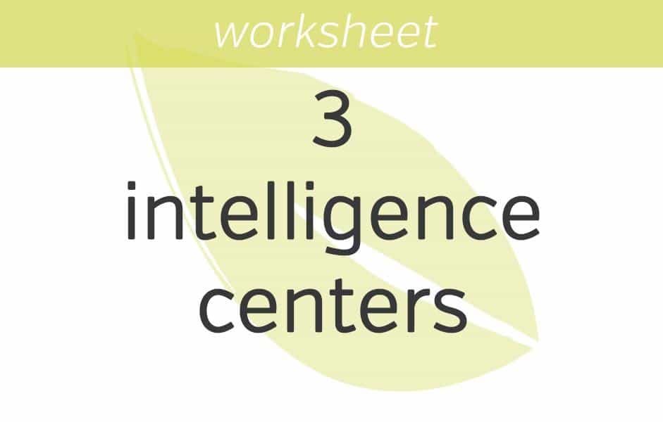 Empowering Your Three Intelligence Centers