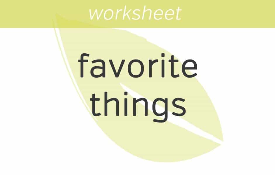 My Favorite Things