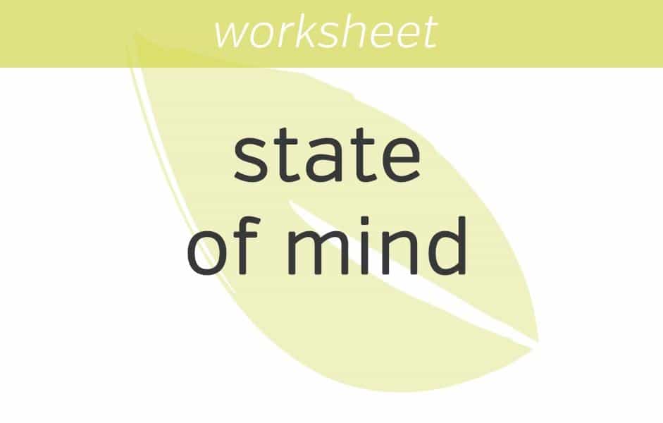 discovering my state of mind