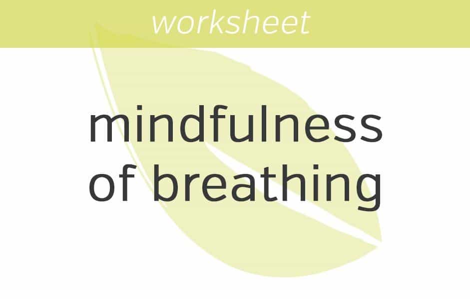 mindfulness of breathing