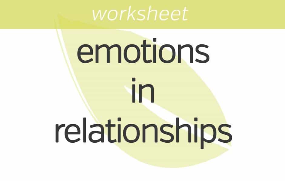the impact of your emotions in relationships